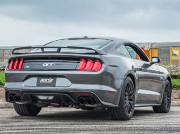 Picture of Borla 18-19 Ford Mustang GT 5-0L AT-MT 2-5in S-Type Axle Back Exhaust w- Valves - Black Chrome Tips
