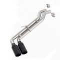 Picture of Ford Racing 2019 Ranger 2-3L Ecoboost Side Exit Cat-Back Exhaust System w- Dual Black Chrome Tips