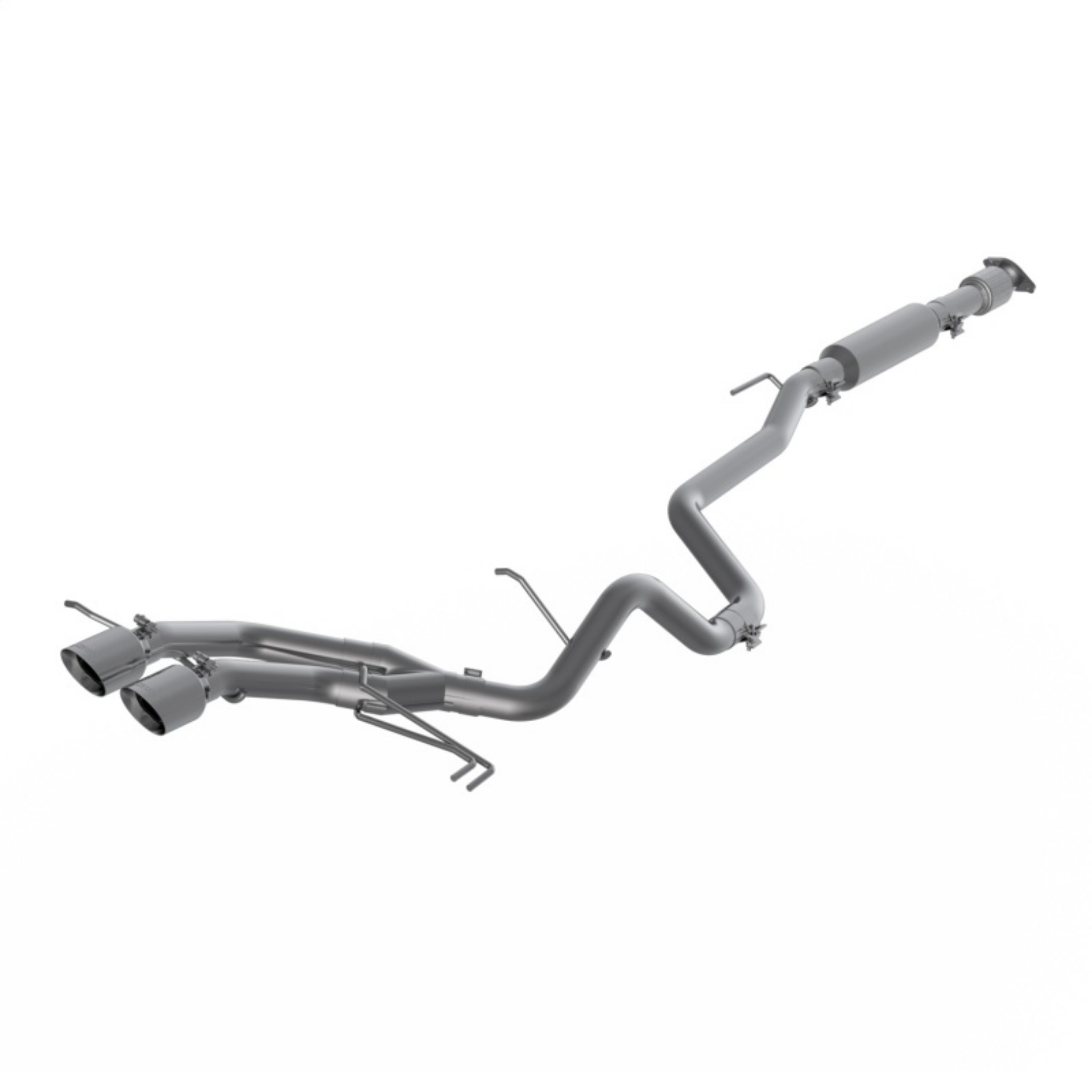 Picture of MBRP 13-18 Hyundai Veloster Turbo 2-5in T304 w- 4in- OD Tips - Cat Back Dual Exit