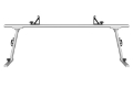 Picture of Thule TracRac Sliding Utility Rack Tall - Silver