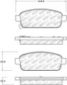 Picture of StopTech Street Select Brake Pads - Rear