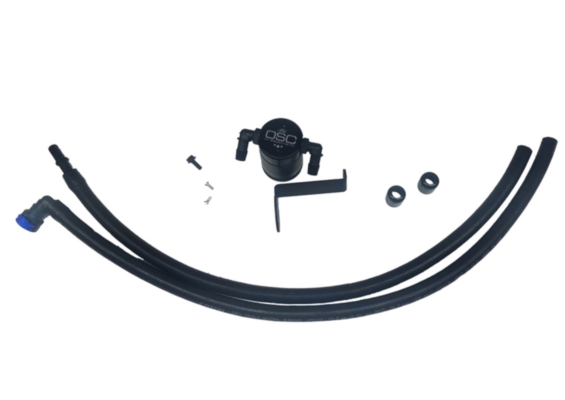 Picture of J&L 2019-2024 Ford Ranger 2-3L Driver Side Oil Separator 3-0 - Blk Anodized