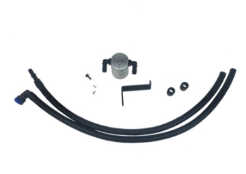 Picture of J&L 2019-2024 Ford Ranger 2-3L Driver Side Oil Separator 3-0 - Clear Anodized