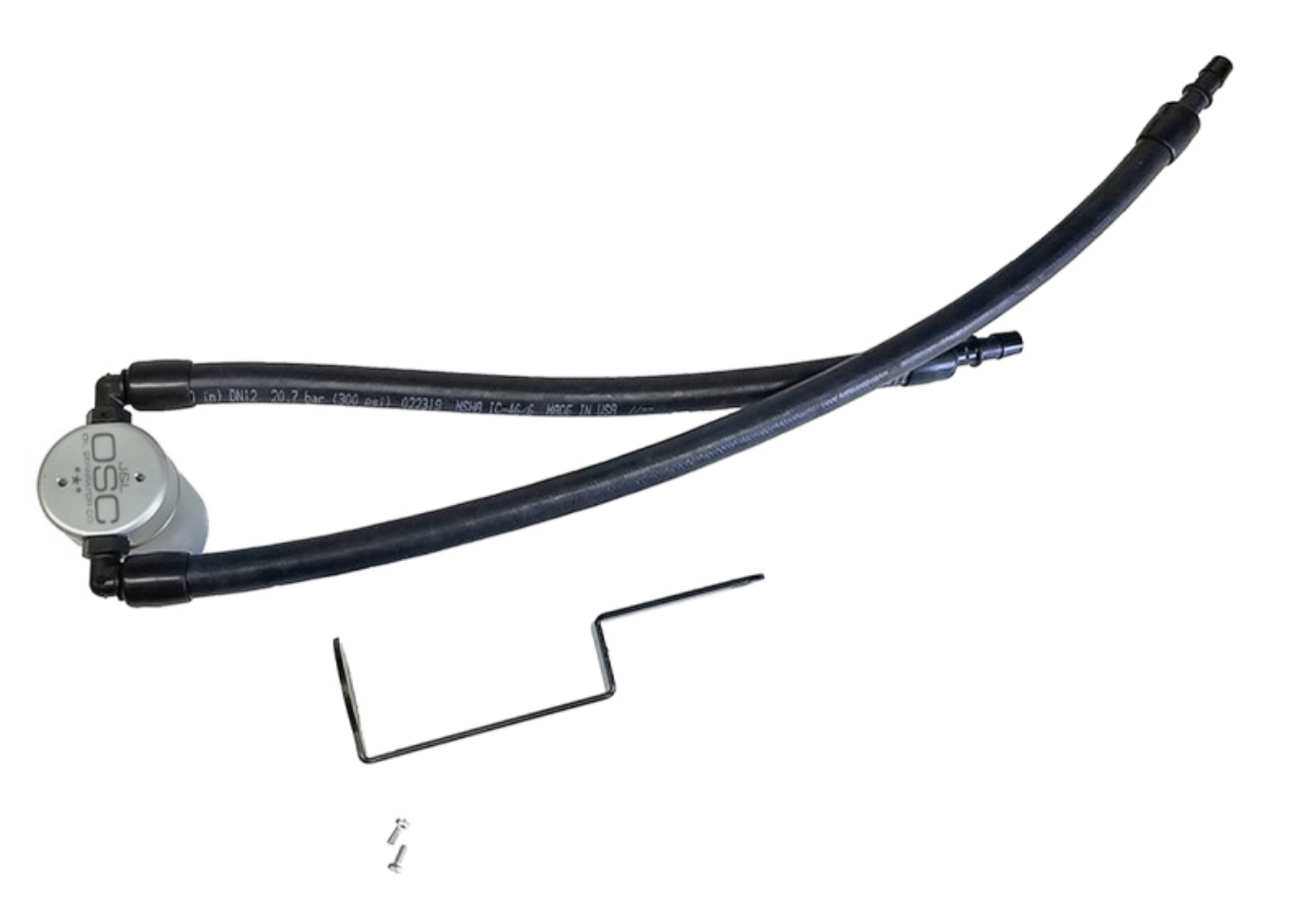 Picture of J&L 11-25 Jeep Grand Cherokee 5-7L Passenger Side Oil Separator 3-0 - Clear Anodized