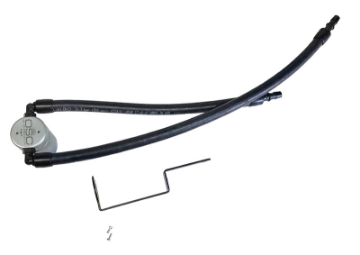 Picture of J&L 11-25 Jeep Grand Cherokee 5-7L Passenger Side Oil Separator 3-0 - Clear Anodized