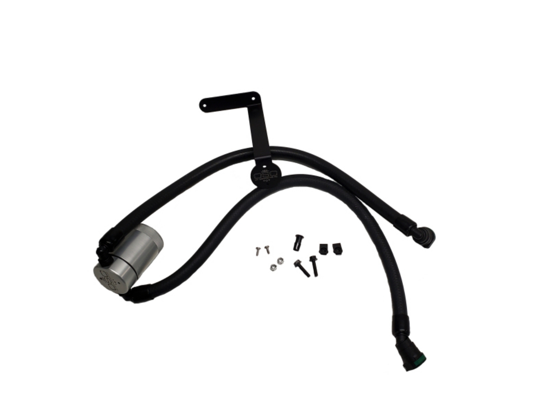 Picture of J&L 2011-2025 Ford F-150 2-7L-3-5L-5-0L Passenger Side Oil Separator 3-0 - Clear Anodized