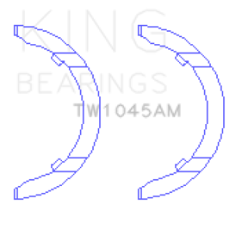 Picture of King Engine Bearings 1798 Audi CDAA-CDHA-CDHB-CDAB Thrust Washer Set