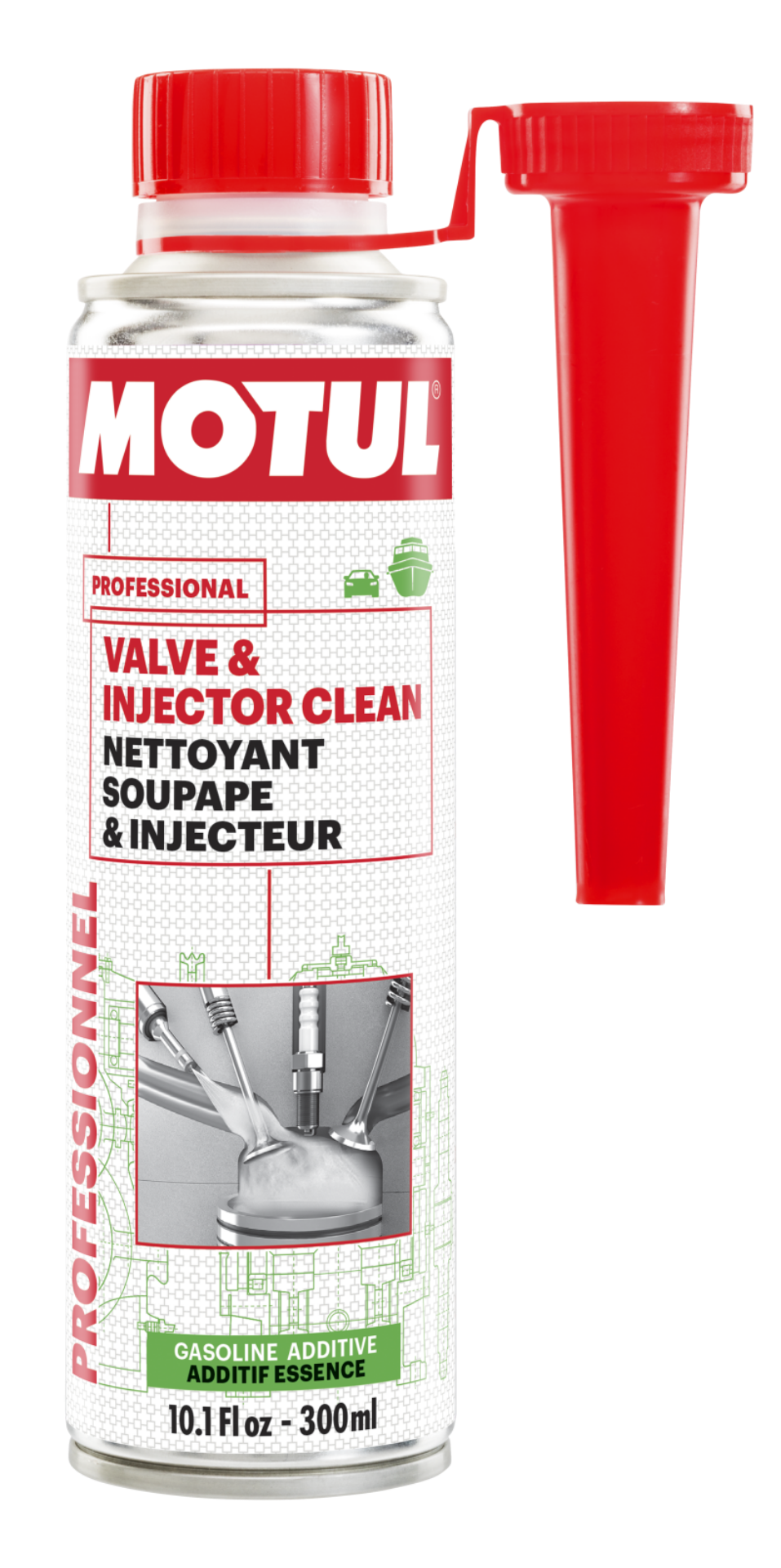 Picture of Motul 300ml Valve and Injector Clean Additive - Single