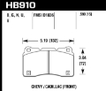 Picture of Hawk 15-16 Cadillac XTS - Chevrolet Corvette DTC-60 Front Brake Pads