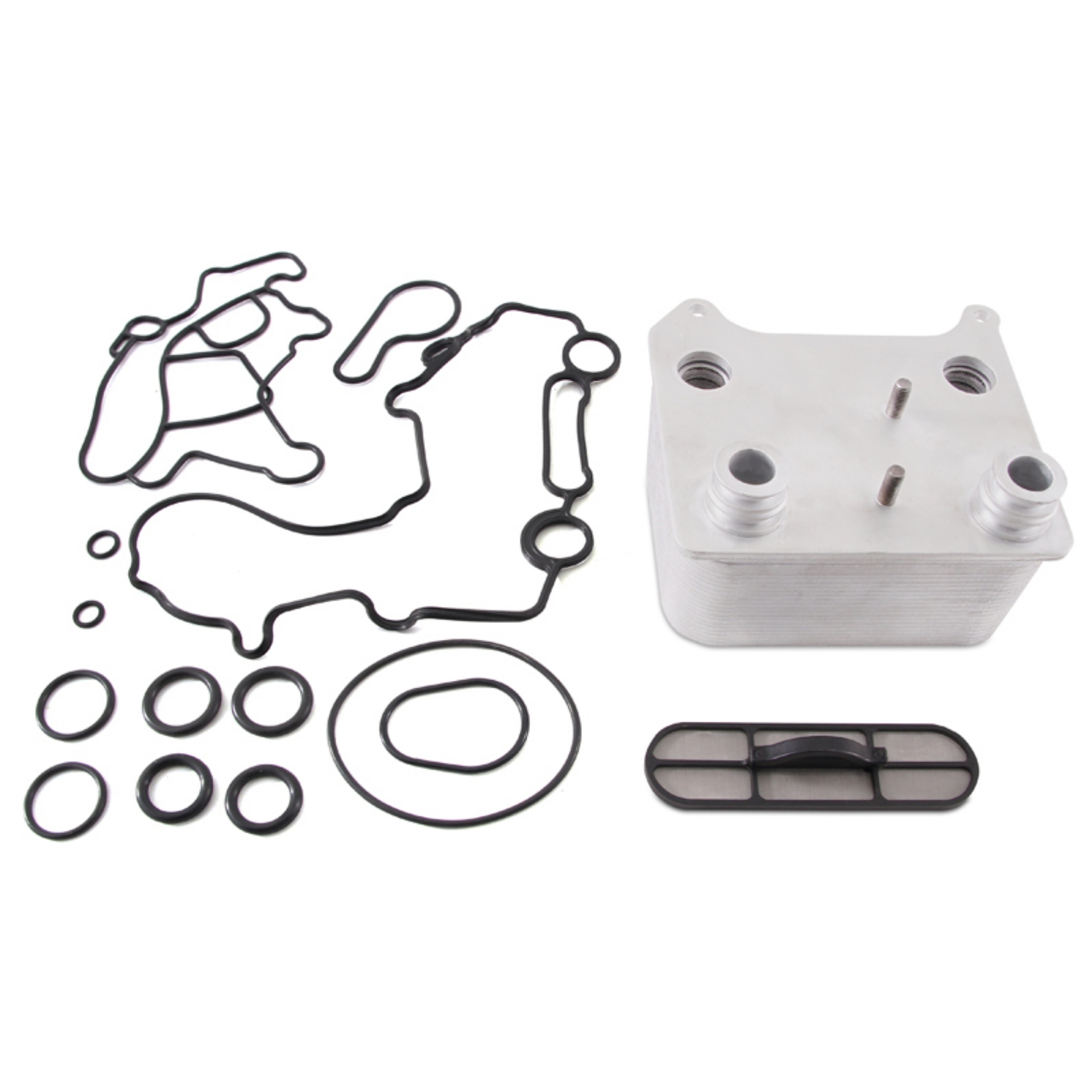 Picture of Mishimoto 03-07 Ford 6-0L Powerstroke Replacement Oil Cooler Kit