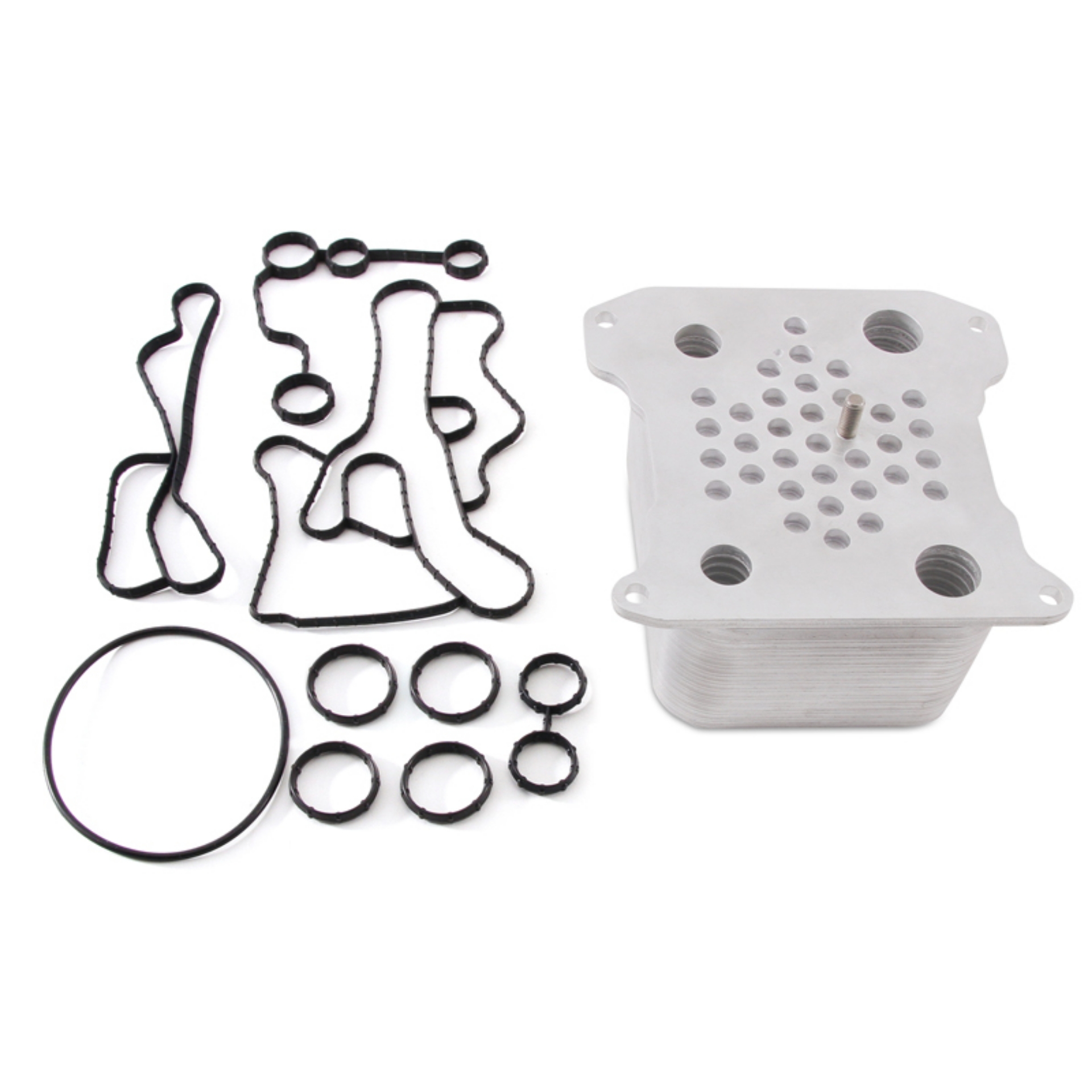 Picture of Mishimoto 08-10 Ford 6-4L Powerstroke Replacement Oil Cooler Kit