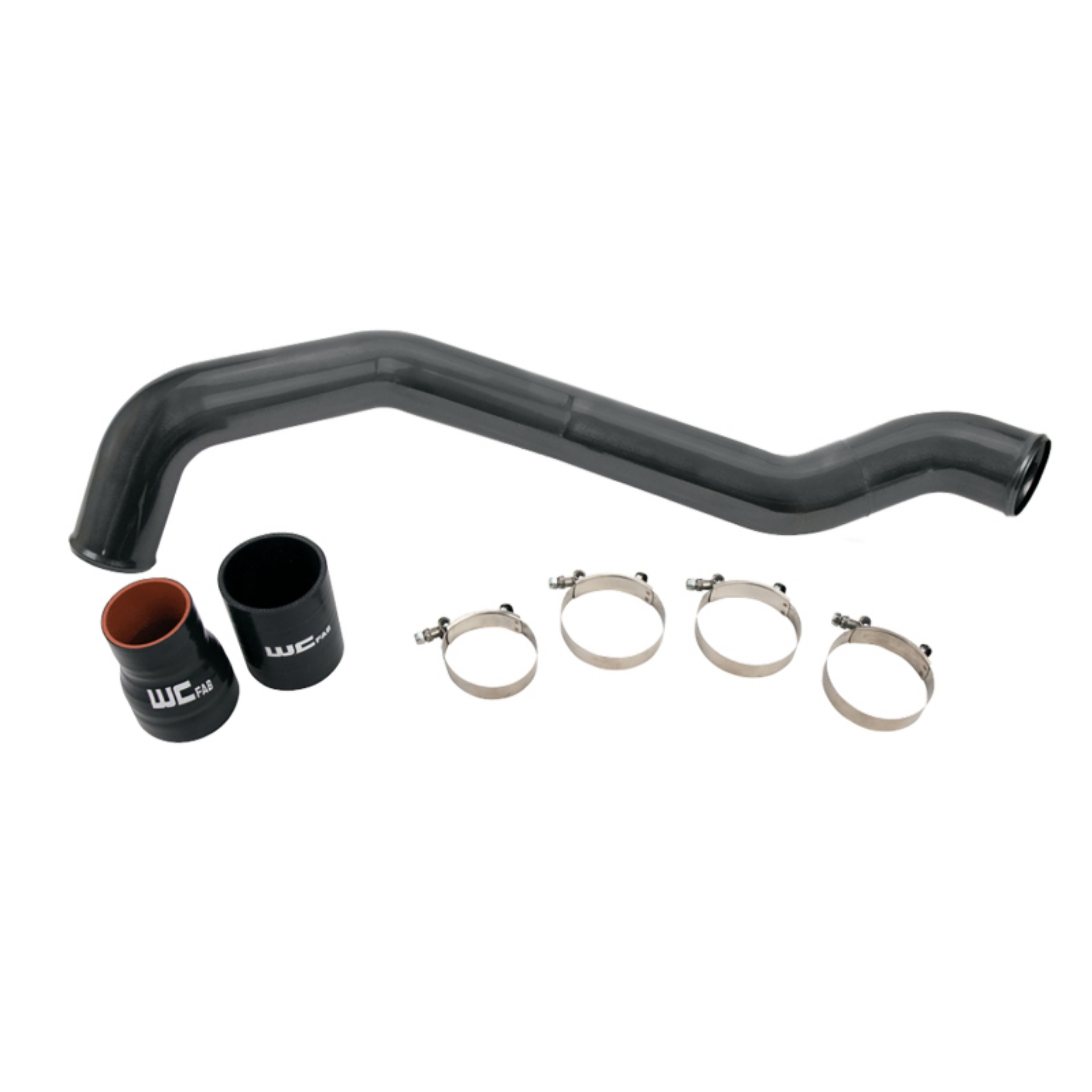 Picture of Wehrli 04-5-10 Chevrolet 6-6L LLY-LBZ-LMM Duramax Driver Side 3in Intercooler Pipe - Gloss White