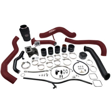 Picture of Wehrli 01-04 Chevrolet 6-6L LB7 Duramax S300 Turbo Install Kit No Turbo - WCFab Red