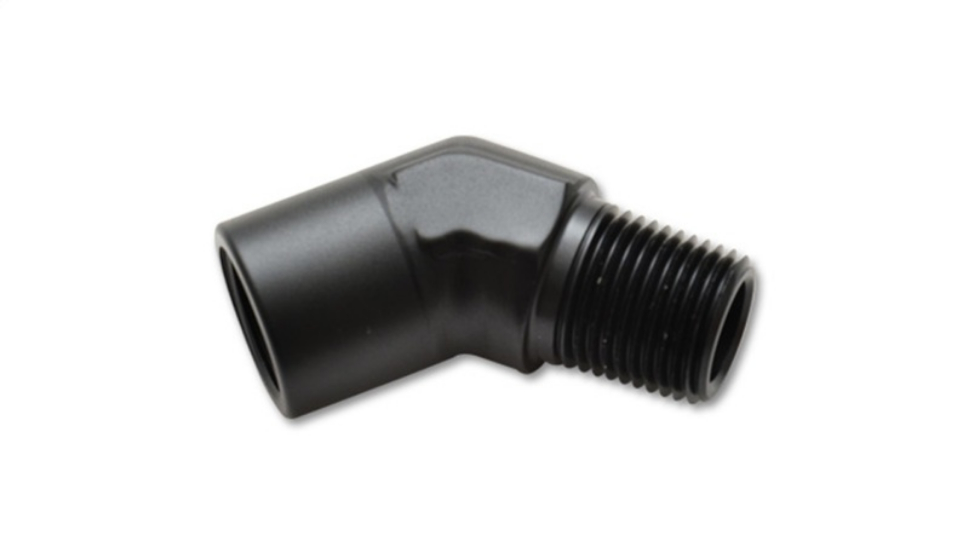 Picture of Vibrant 1-4in NPT Female to Male 45 Degree Pipe Adapter Fitting