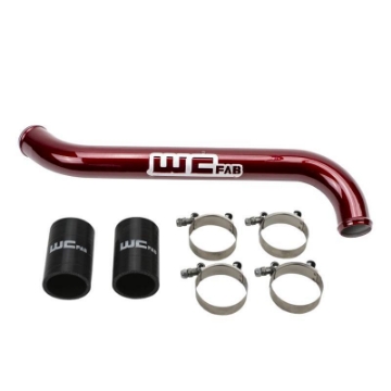 Picture of Wehrli 11-16 Chevrolet 6-6L LML Duramax Upper Coolant Pipe - WCFab Grey
