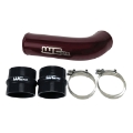 Picture of Wehrli 17-19 Chevrolet 6-6L L5P Duramax 4in Intake Pipe Use w-OEM Air Box - WCFab Red