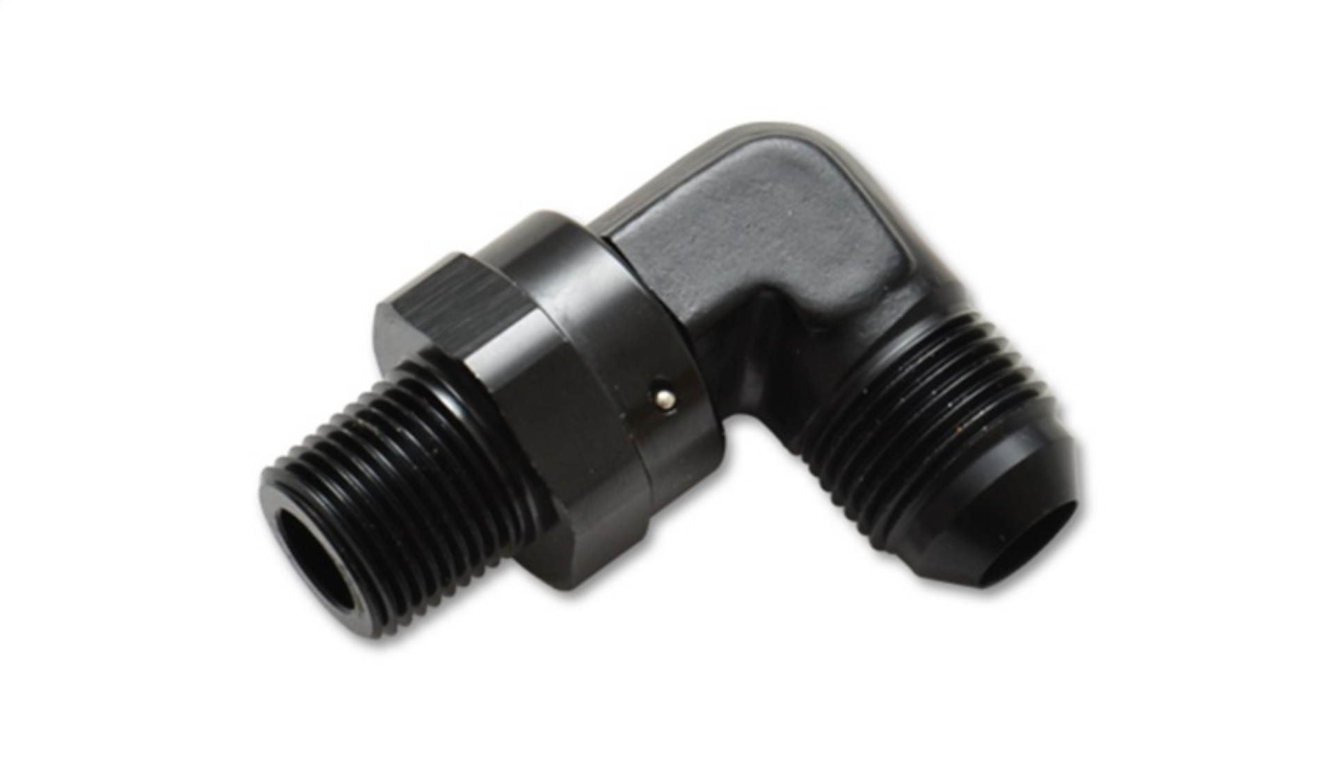 Picture of Vibrant -12AN to 1-2in NPT Male Swivel 90 Degree Adapter Fitting