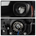 Picture of Spyder 09-16 Dodge Ram 1500 Ver 2 Proj Headlight - Light Bar Turn Signal - Blk - PRO-YD-DR09V2-SB-BK