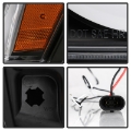 Picture of Spyder 05-07 Jeep Grand Cherokee - Light Bar Projector Headlights - Black - PRO-YD-JGC05V2-LB-BK