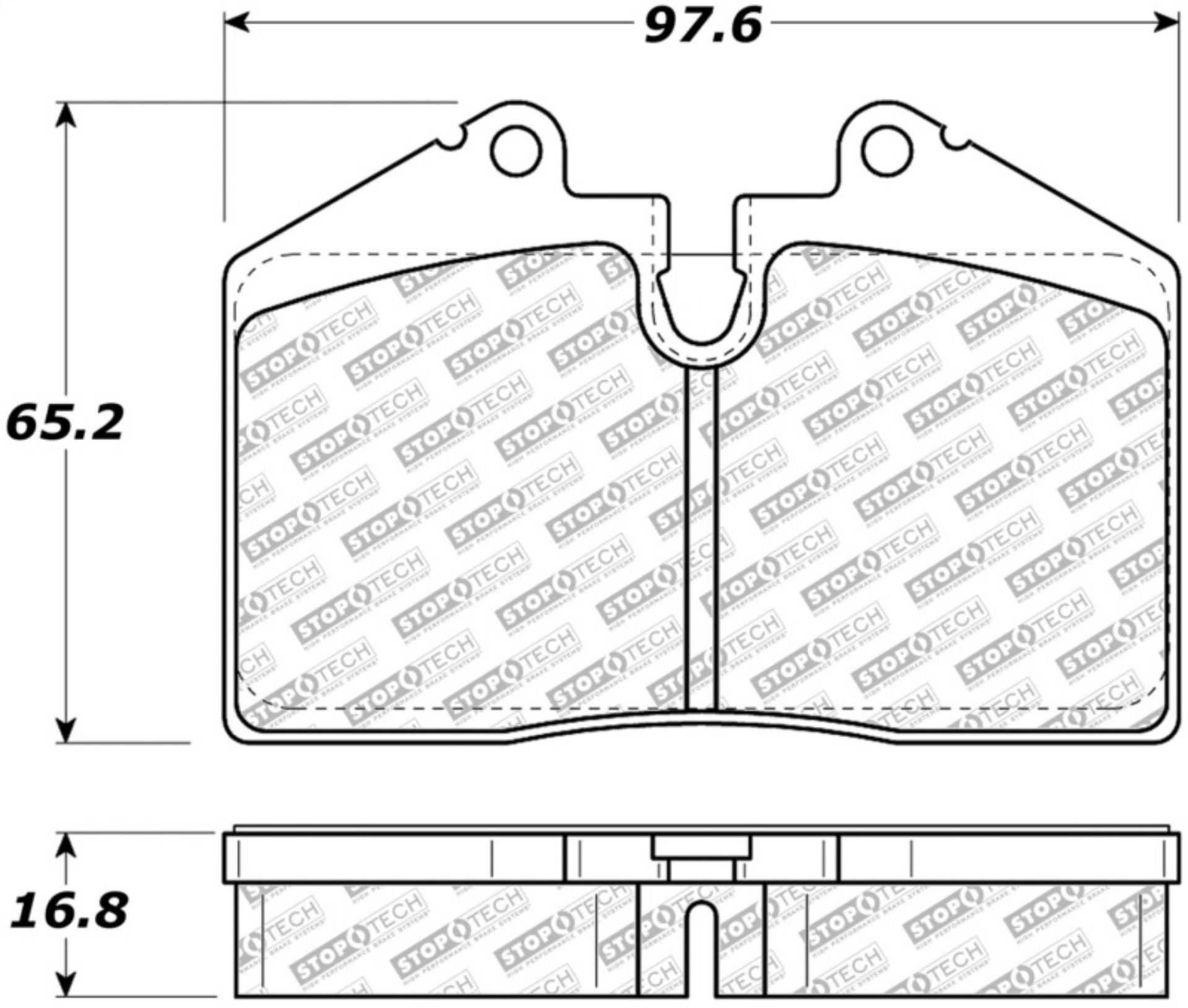 Picture of StopTech Street Select Brake Pads - Front-Rear