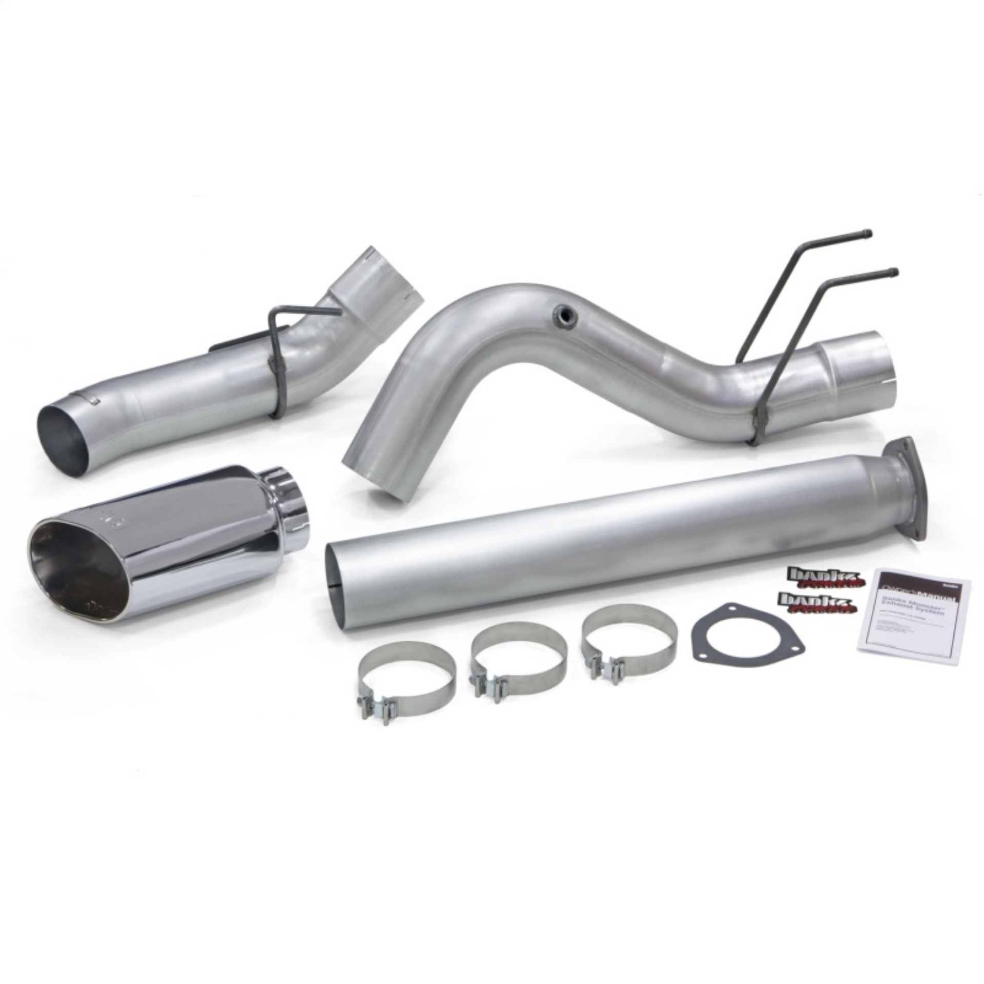 Picture of Banks Power 2017 Ford 6-7L 5in Monster Exhaust System - Single Exhaust w- Chrome Tip