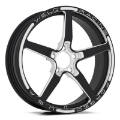 Picture of Weld Alumastar 1-Piece 18x6 - 5x115 BP - 2-7in- BS Black Wheel - Non-Beadlock