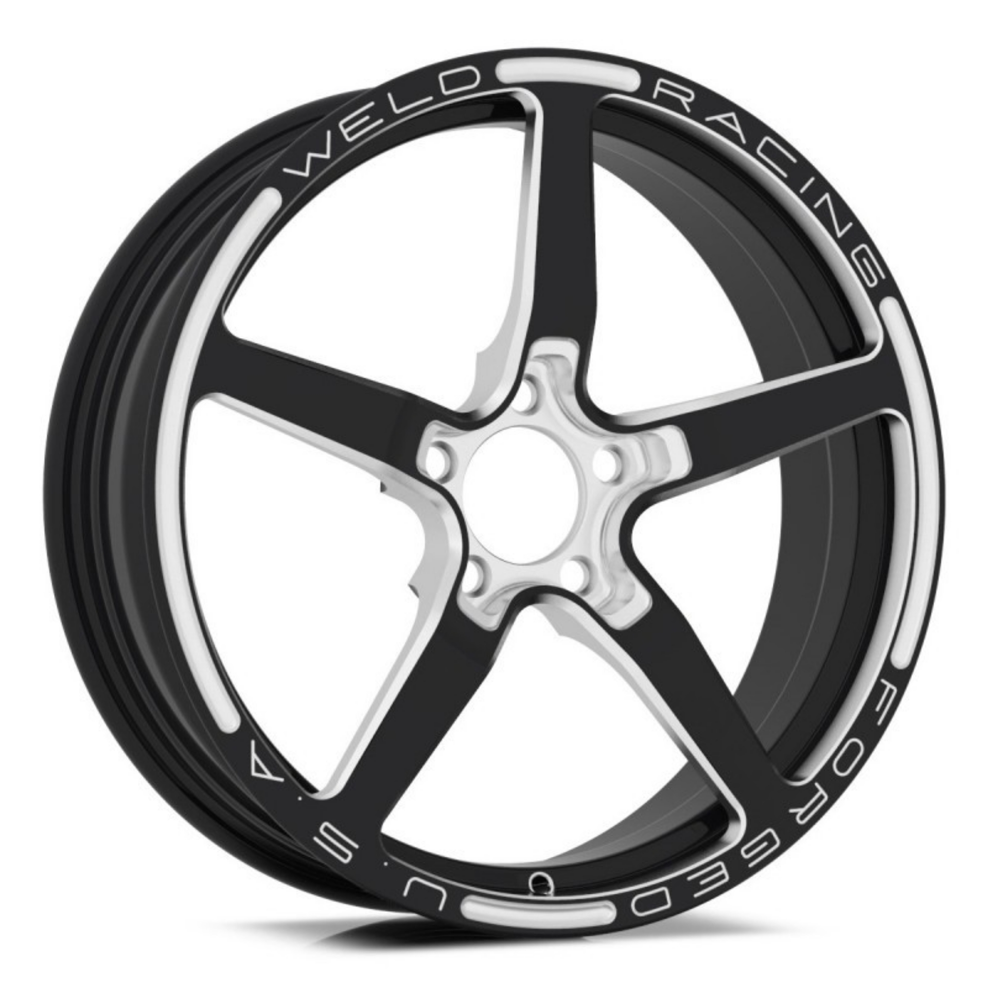 Picture of Weld Alumastar 1-Piece 18x6 - 5x115 BP - 2-7in- BS Black Wheel - Non-Beadlock
