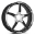 Picture of Weld Alumastar 1-Piece 18x6 - 5x115 BP - 2-7in- BS Black Wheel - Non-Beadlock