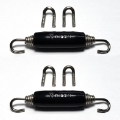 Picture of Ticon Industries Black Silicone Titanium Spring Tab and Spring Kit 4 Tabs-2 Springs - 2 Pack