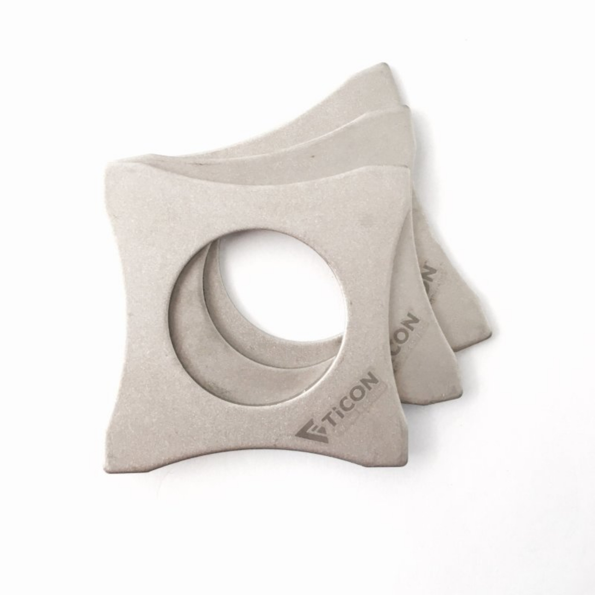 Picture of Ticon Industries Titanium Brace Bracket for O2 Sensor Bung - 1-5mm--059in