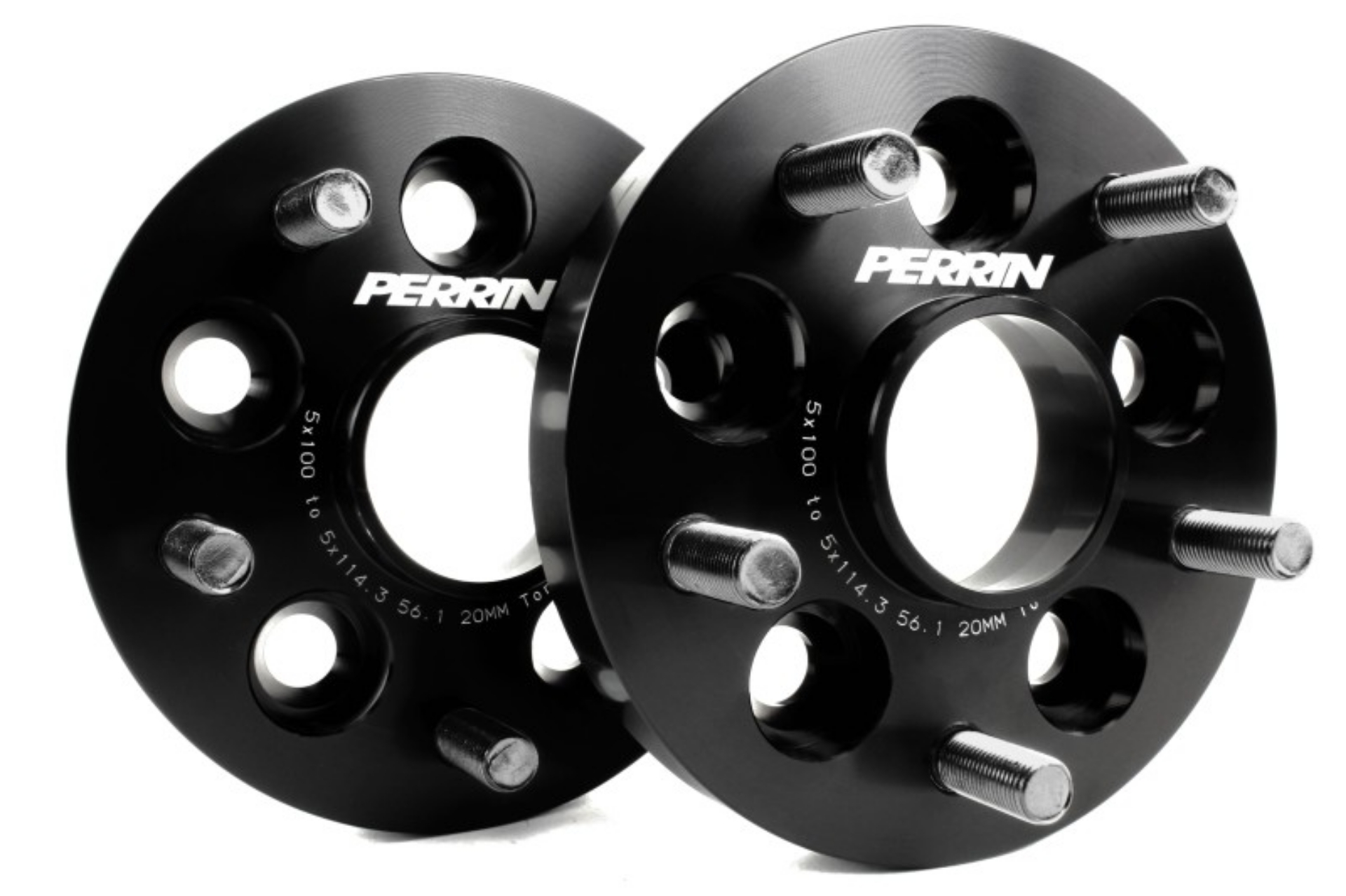 Picture of PERRIN Subaru-Toyota-Scion 20mm Wheel Adapter Bolt-On Type 5x100 to 5x114-3 w-56mm Hub - Pair