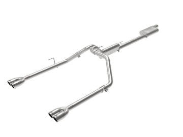 Picture of aFe Vulcan Series 3in-2-1-2in 304 SS Cat-Back 2020 Jeep Gladiator JT V6-3-6L w- Polished Tips