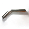 Picture of Stainless Bros 1-88in Diameter 1-5D - 2-82-0in CLR 45 Degree Bend 5in leg-8in leg Mandrel Bend