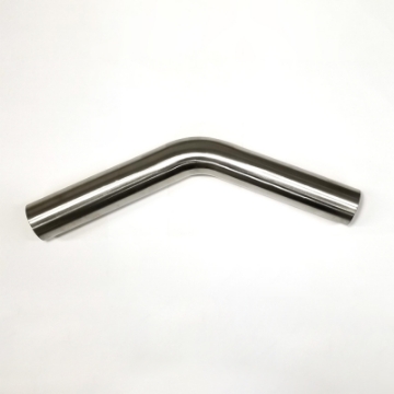 Picture of Stainless Bros 2-36in Diameter 1-5D - 3-5in CLR 45 Degree Bend 6-5in leg-6-5in leg Mandrel Bend