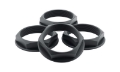 Picture of fifteen52 Super Touring Chicane-Podium Hex Nut Set of Four - Anodized Black