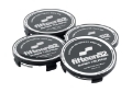 Picture of fifteen52 Super Touring Chicane-Podium Center Cap Set of Four - Black-Chrome