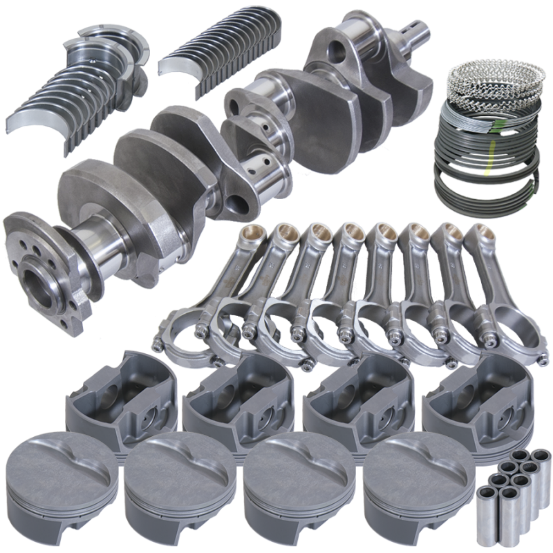 Picture of Eagle Chevrolet 350 Small Block Balanced 2Pc Seal Street & Strip Rotating Assembly Kit 3-75in Stroke