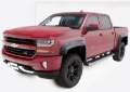 Picture of Bushwacker 2019 Chevrolet Silverado 1500 w- 69-3in Fleetside Bed DRT Style Flares 4pc - Black
