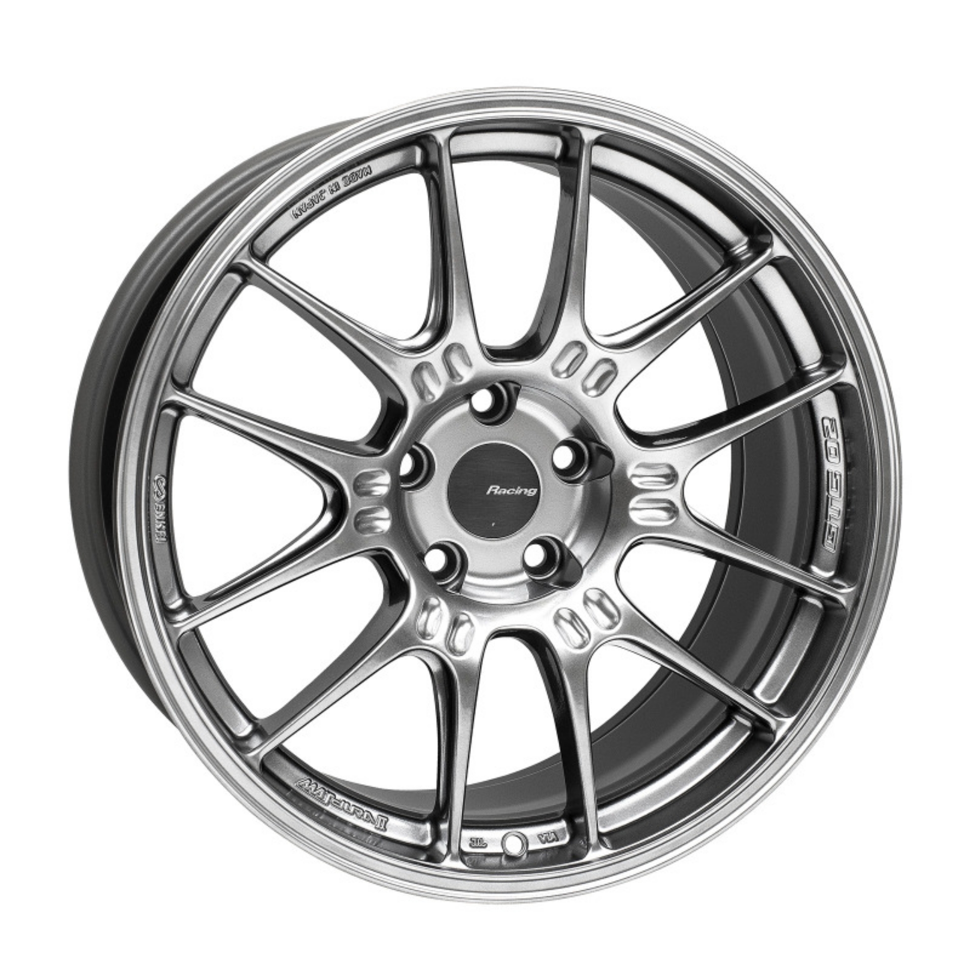 Picture of Enkei GTC02 18x9 5x112 25mm Offset 66-5mm Bore Hyper Silver Wheel