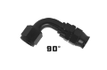 Picture of Aeromotive PTFE Hose End - AN-10 - 90 Deg - Black Anodized