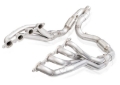 Picture of Stainless Works 2019+ Chevrolet Silverado 5-3L Catted Headers 1-7-8in Primaries 3in Leads Y-Pipe