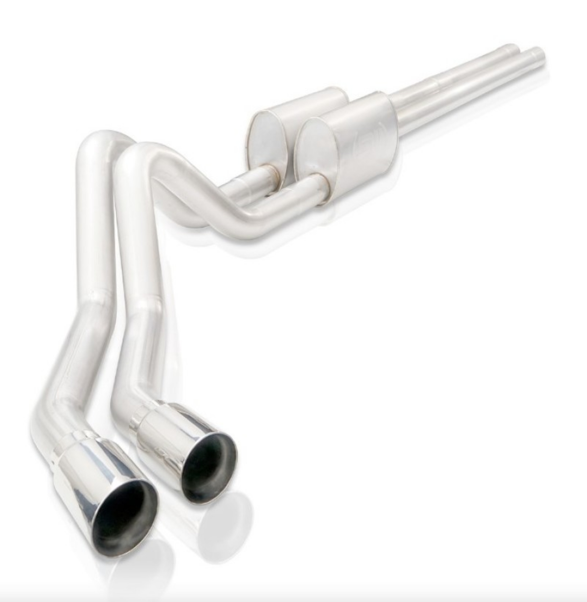 Picture of Stainless Works 2019+ Chevrolet Silverado 5-3L 3in Redline Catback Perf Conct Dual Polished Tip