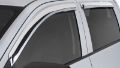 Picture of Stampede 2019 Chevy Silverado 1500 Double Cab Pickup Tape-Onz Sidewind Deflector 4pc - Chrome