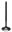 Picture of Supertech Toyota Supra 2JZ Black Nitrided Intake Valve - Single Drop Ship Only