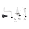 Picture of Mishimoto 14-16 Ford Fiesta ST 1-6L 2-5in Stainless Steel Cat-Back Exhaust w- Black Tips