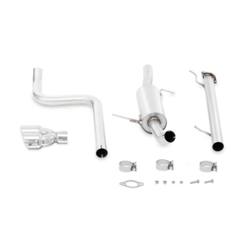 Picture of Mishimoto 14-16 Ford Fiesta ST 1-6L 2-5in Stainless Steel Cat-Back Exhaust w- Polish Tips
