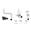Picture of Mishimoto 14-16 Ford Fiesta ST 1-6L 2-5in Stainless Steel Resonated Cat-Back Exhaust w- Black Tips