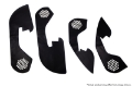 Picture of Revel GT Design Kick Panel Cover Blue Stitch 16-19 Subaru WRX - WRX STI - 4 Pieces