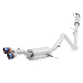 Picture of Mishimoto 14-16 Ford Fiesta ST 1-6L 2-5in Stainless Steel Resonated Cat-Back Exhaust w- Burnt Ti