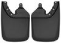 Picture of Husky Liners 2016 Toyota Tacoma w- OE Fender Flares Custom Molded Rear Mud Guards - Black